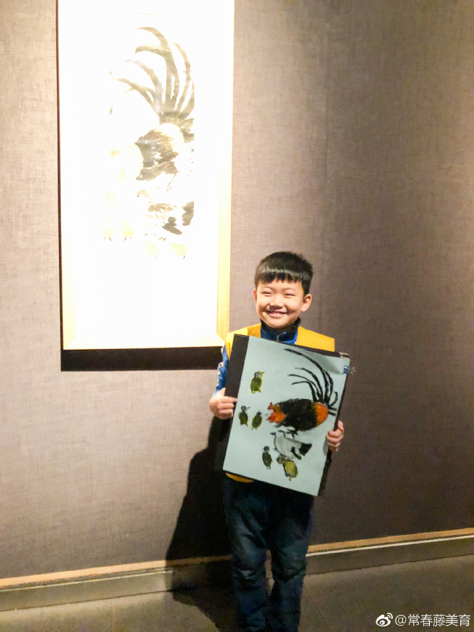 参观学习中国艺术巨匠齐白石特展,德国新表现主义马库斯·吕佩尔茨画展