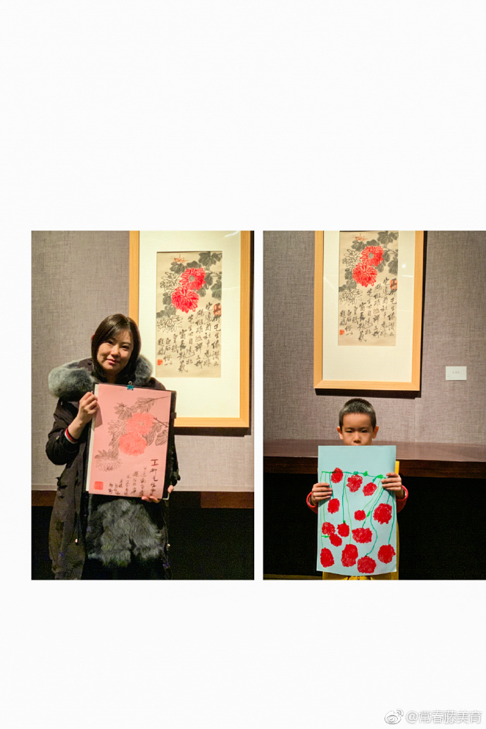 参观学习中国艺术巨匠齐白石特展,德国新表现主义马库斯·吕佩尔茨画展