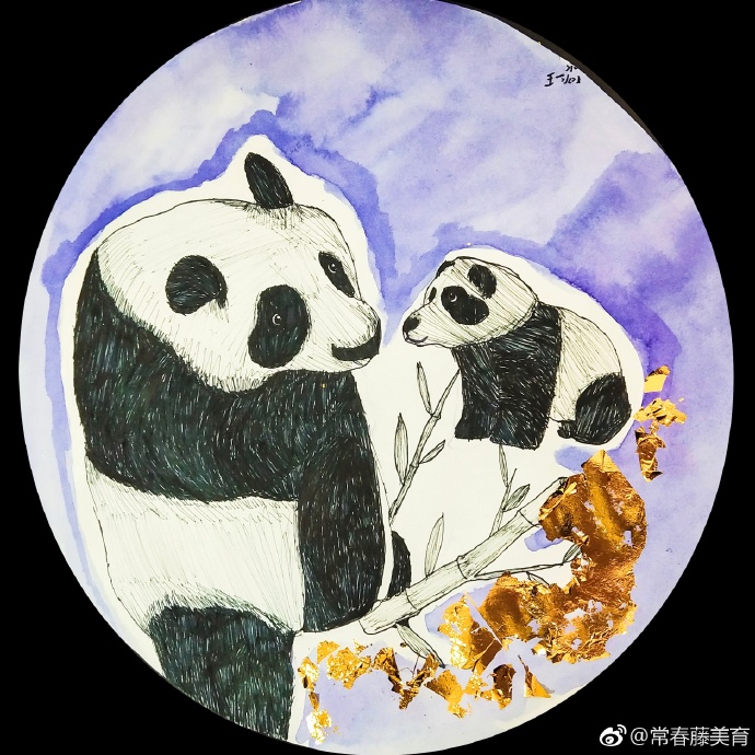 常春藤美育温暖主题 线描我的动物🐒🐧🐰