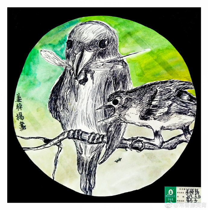 常春藤美育温暖主题 线描我的动物🐒🐧🐰