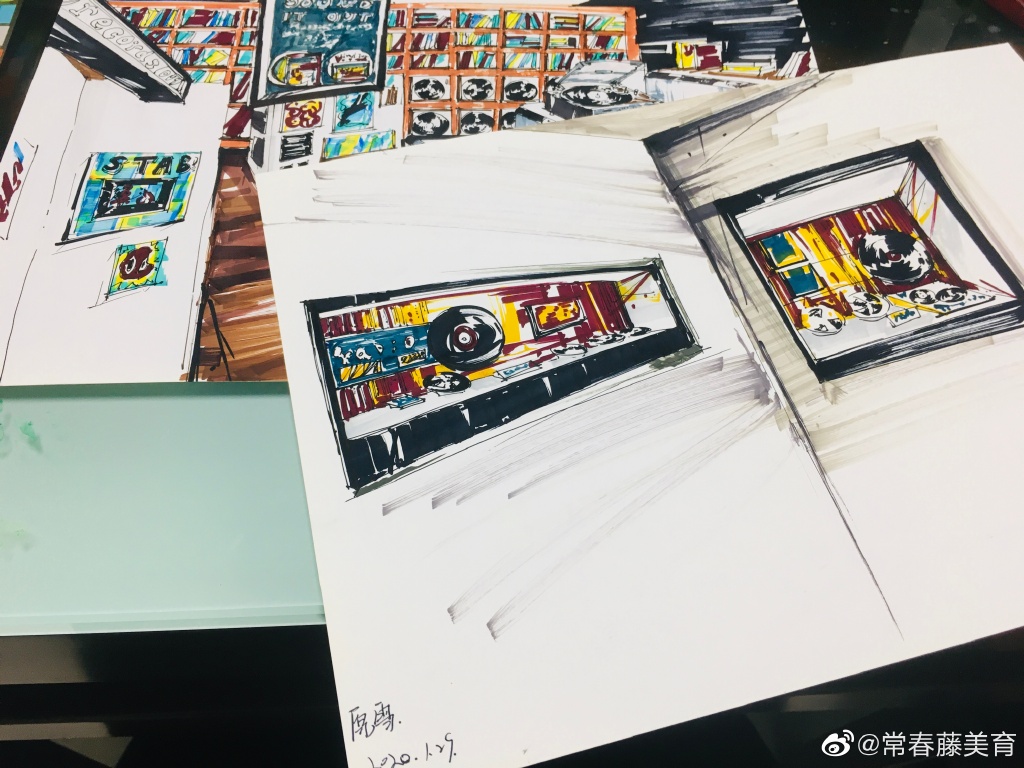 常春藤的老师们在家防疫期间 每日一画✨