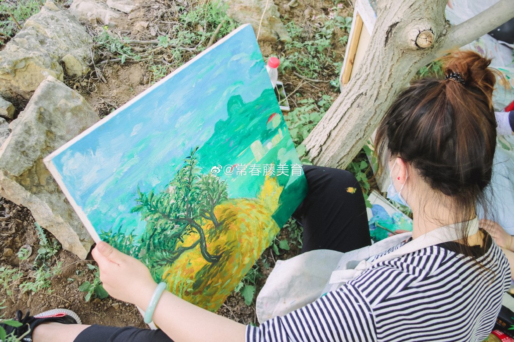 常春藤师资拓展，户外写生活动