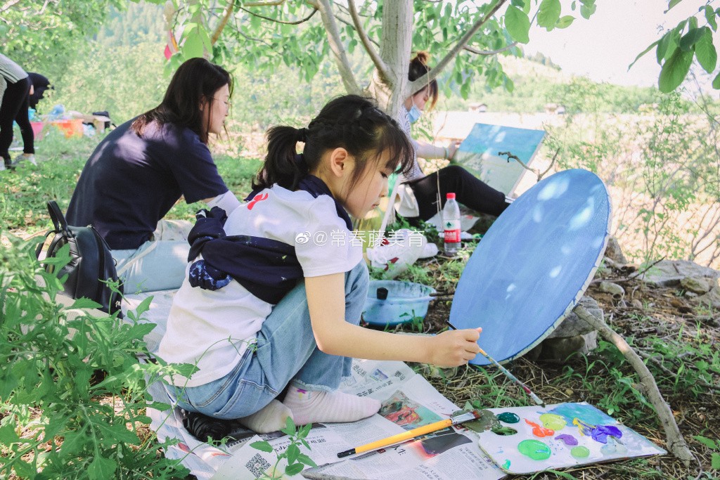 常春藤师资拓展，户外写生活动