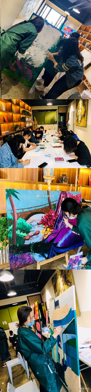 常春藤美育校区环创与师资团建